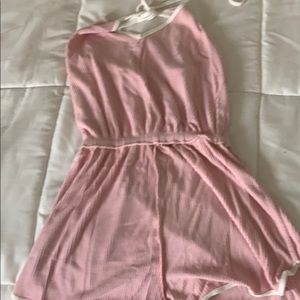 A pink suitable pajama romper!